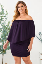 Load image into Gallery viewer, Full Size Off-Shoulder Half Sleeve Dress