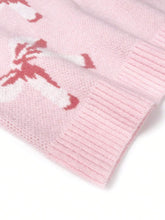 Load image into Gallery viewer, Bow Round Neck Long Sleeve Sweater