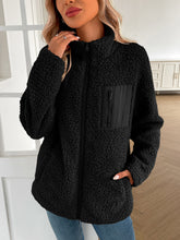 Load image into Gallery viewer, Ivy Lane Zip Up Long Sleeve Fuzzy Jacket