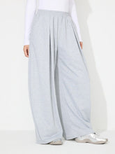 Load image into Gallery viewer, Elastic Waist Wide Leg Pants with Pockets