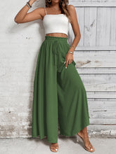 Load image into Gallery viewer, Tied High Waist Wide Leg Pants