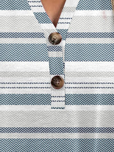 Load image into Gallery viewer, Full Size Printed Notched Short Sleeve Blouse