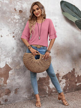 Load image into Gallery viewer, V-Neck Half Sleeve Blouse