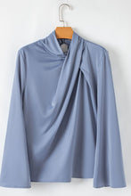 Load image into Gallery viewer, Cutout Turtleneck Long Sleeve Blouse