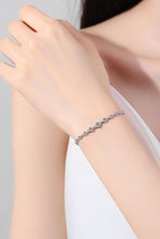 Load image into Gallery viewer, 925 Sterling Silver Inlaid Moissanite Bracelet