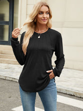 Load image into Gallery viewer, Round Neck Long Sleeve T-Shirt
