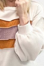 Load image into Gallery viewer, Color Block Long Sleeve Sweatshirt