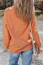 Load image into Gallery viewer, Jack-O'-Lantern Round Neck Long Sleeve Sweatshirt