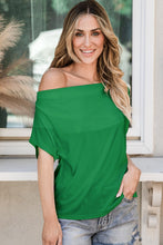 Load image into Gallery viewer, Cowl Neck Short Sleeve T-Shirt