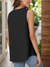 Load image into Gallery viewer, Full Size Ruched V-Neck Tank