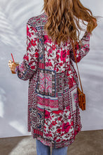 Load image into Gallery viewer, Printed Button Up Long Sleeve Cardigan