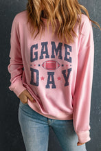 Load image into Gallery viewer, GAME DAY Round Neck Long Sleeve Sweatshirt