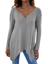 Load image into Gallery viewer, Full Size V-Neck Long Sleeve T-Shirt