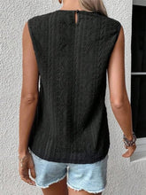 Load image into Gallery viewer, Lace Eyelet Sleeveless Top