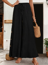 Load image into Gallery viewer, Tied Slit Wide Leg Pants