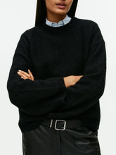 Load image into Gallery viewer, Round Neck Drop Shoulder Sweater