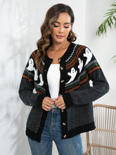 Load image into Gallery viewer, Ghost Button Up Long Sleeve Cardigan