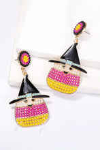 Load image into Gallery viewer, Witch's Hat Shape Synthetic Pearl Dangle Earrings