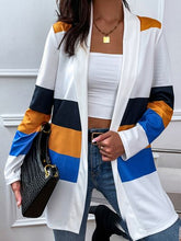 Load image into Gallery viewer, Color Block Open Front Cardigan