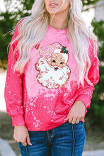 Load image into Gallery viewer, Christmas Santa Claus Tie Dye Print Pullover Sweatshirt