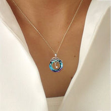 Load image into Gallery viewer, 925 Sterling Silver Natural Crystal Pendant Necklace