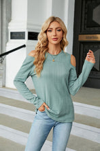 Load image into Gallery viewer, Dropped Shoulder Long Sleeve Blouse