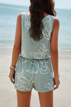 Load image into Gallery viewer, Printed Cropped Tank and Shorts Set