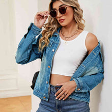 Load image into Gallery viewer, Washed Denim Jacket