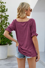 Load image into Gallery viewer, Short Flounce Sleeve Top