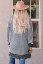 Load image into Gallery viewer, Woven Right Heathered Open Front Longline Cardigan