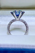Load image into Gallery viewer, 5 Carat Moissanite 925 Sterling Silver Ring