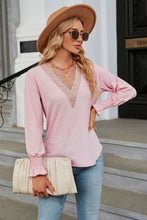 Load image into Gallery viewer, V-Neck Flounce Sleeve Blouse