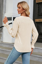 Load image into Gallery viewer, V-Neck Flounce Sleeve Blouse