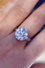 Load image into Gallery viewer, 5 Carat Moissanite Platinum-Plated Ring