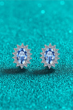 Load image into Gallery viewer, 1 Carat Moissanite 925 Sterling Silver Stud Earrings