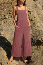 Load image into Gallery viewer, Pocketed Wide Leg Overall