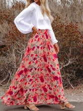 Load image into Gallery viewer, Printed High Waist Pleated Skirt