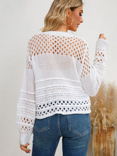 Load image into Gallery viewer, Cutout Round Neck Knit Top