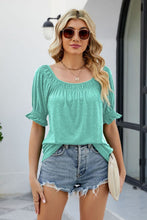 Load image into Gallery viewer, Short Flounce Sleeve Top