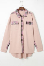 Load image into Gallery viewer, Plaid Button Down Collared Jacket