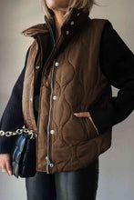 Load image into Gallery viewer, Collared Neck Vest with Pockets