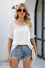 Load image into Gallery viewer, Short Flounce Sleeve Top