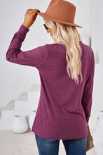 Load image into Gallery viewer, Notched Long Sleeve T-Shirt