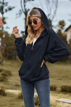 Load image into Gallery viewer, Cable-Knit Long Sleeve Hooded Jacket