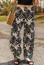Load image into Gallery viewer, Printed Drawstring Waist Pants with Pockets