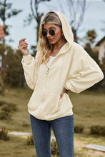 Load image into Gallery viewer, Cable-Knit Long Sleeve Hooded Jacket