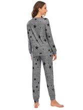 Load image into Gallery viewer, Star Top and Pants Lounge Set