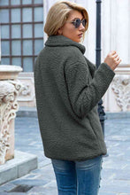 Load image into Gallery viewer, Full Size Lapel Collar Sherpa Coat