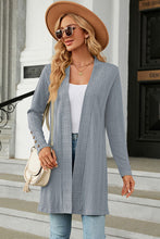 Load image into Gallery viewer, Open Front Long Sleeve Cardigan
