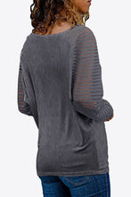 Load image into Gallery viewer, V-Neck Long Raglan Sleeve Top